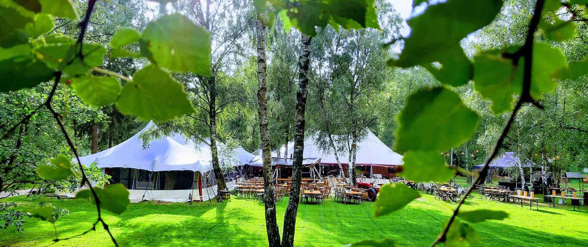 Sfeerbeeld van Feel Good TentEvent op Landgoed Pijnenburg
