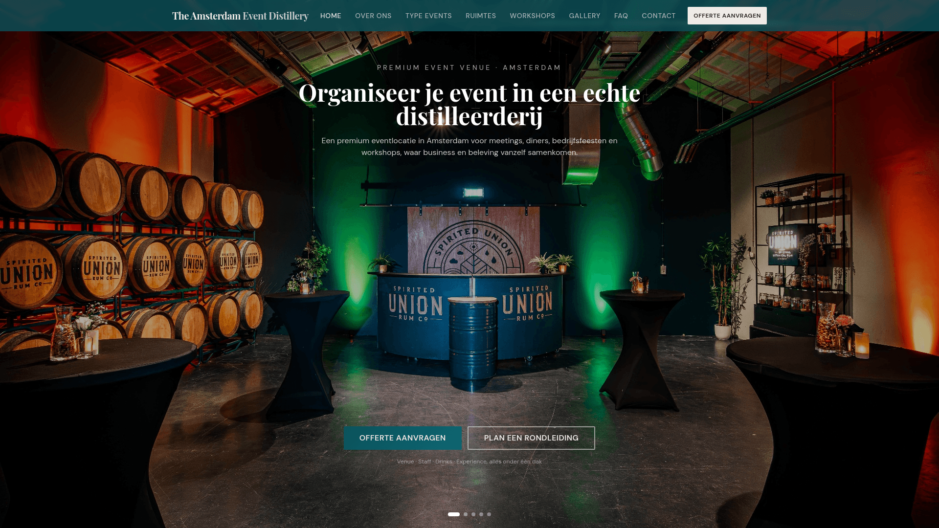 Sfeerbeeld van The Amsterdam Event Distillery